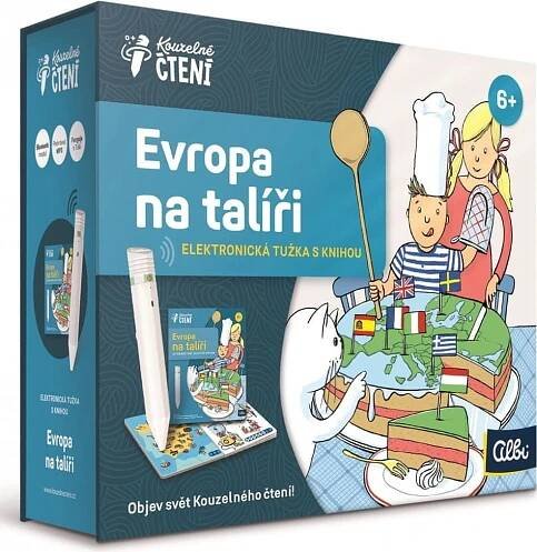 Albi Kouzelné čtení Albi tužka 2.0 a Evropa na talíři