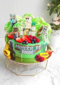 Narozeninový dort pro kluka Minecraft | Sweetcakes