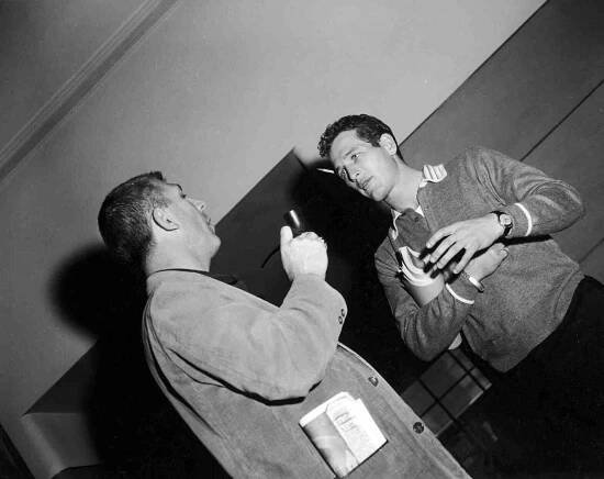 Kočka na rozpálené plechové střeše - Z natáčení - Richard Brooks, Paul Newman