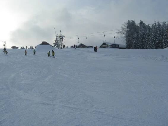 Ski areál Šachty - Lyžování a snowboarding - Krkonoše - Vysoké nad Jizerou