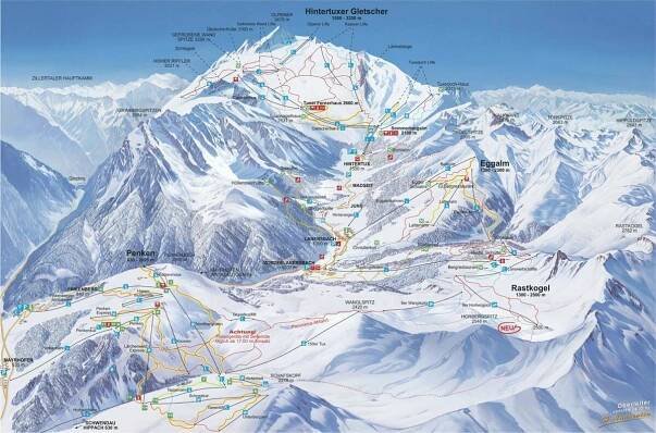 Lyžování Hintertux