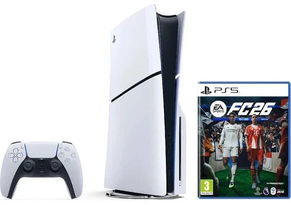 PlayStation 5 Slim + EA Sports FC 26