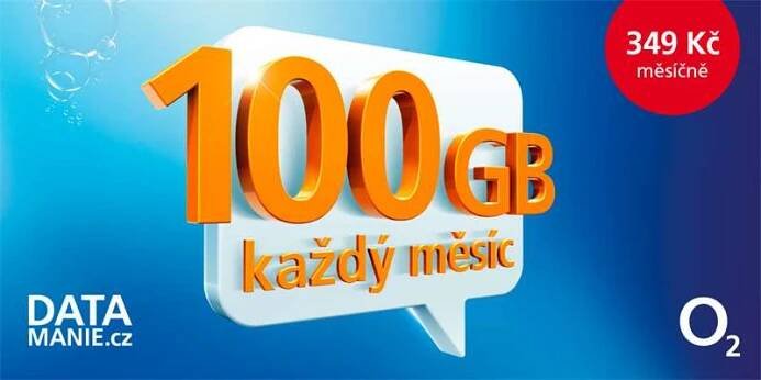 100GB vás bude stát 349 Kč měsíčně