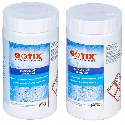 PH PLUS PH MINUS Sada pro úpravu PH v bazénu Bazénová chemie Granule Značka Gotix