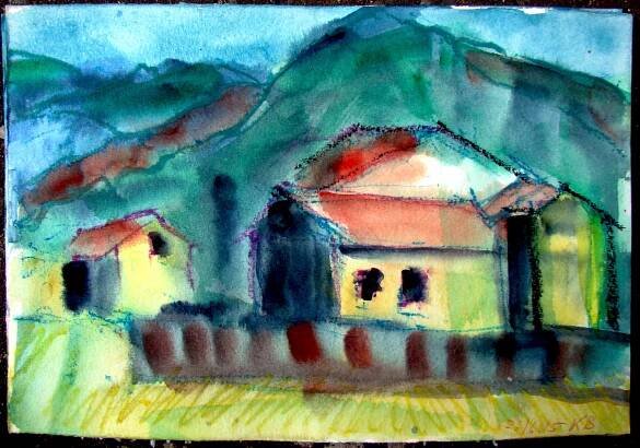 Klaus Becker – Watercolour – Provence – 12