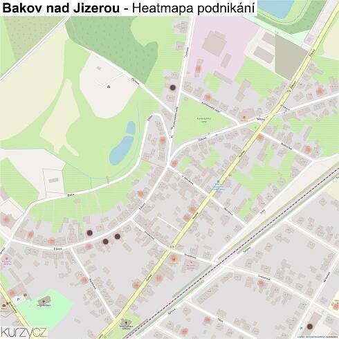 Bakov nad Jizerou - mapy | Kurzy.cz