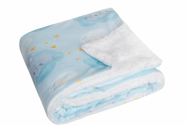 Faro Milo Dětská soft fleece deka s beránkem 80 x 100 cm