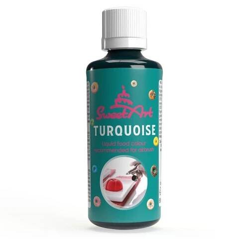 SweetArt airbrush barva tekutá Turquoise (90 ml)