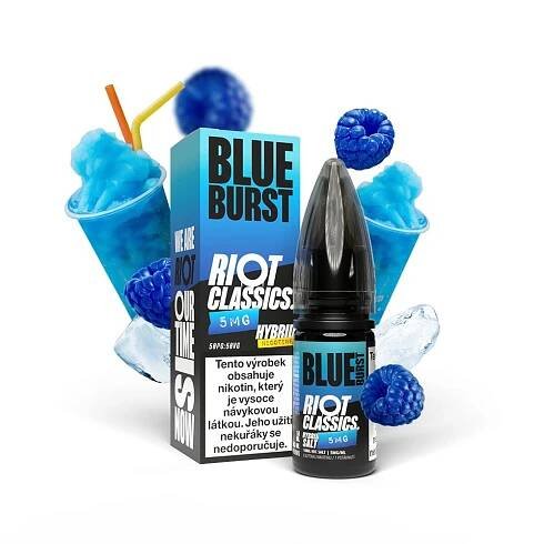 E-liquid RIOT Hybrid Salt Blue Burst - Ledová tříšť z modré maliny (10 ml)