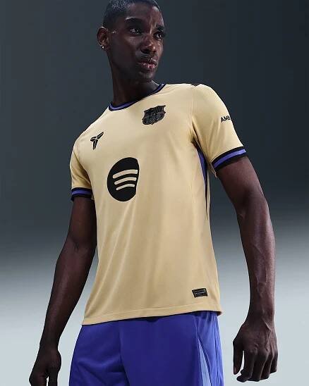 Replika pánského venkovního fotbalového dresu Nike Dri-FIT FC Barcelona Stadium 2025/26