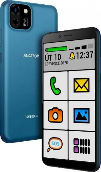 Aligator S5550 SENIOR modrá