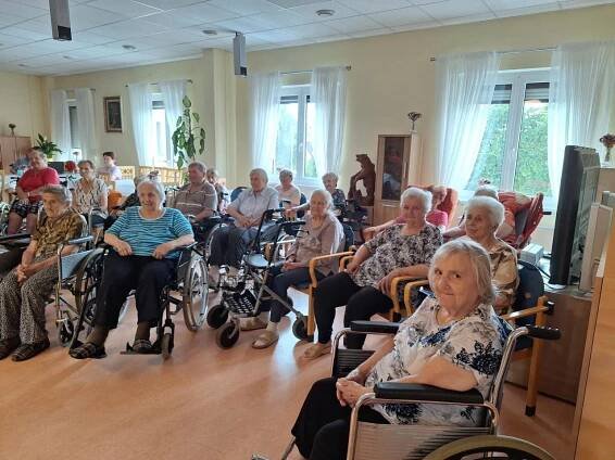 Hudební vystoupení pana Vávry - Oficiální stránky Domov pro seniory Heřmanův Městec
