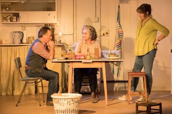 Ron Cook, Francesca Annis and Deborah Findlay in The Children by Lucy Kirkwood (Photo: Johan Persson)