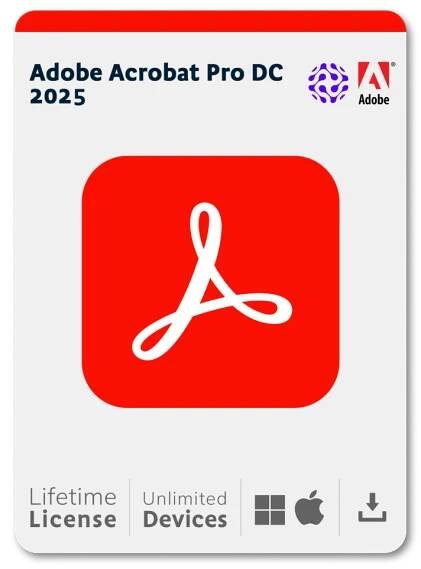 Adobe Acrobat Pro DC 2025 – Lifetime License Download