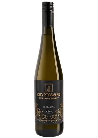 Víno Chardonnay 2023, moravské zemské víno, Kryptowine, Moravian winery