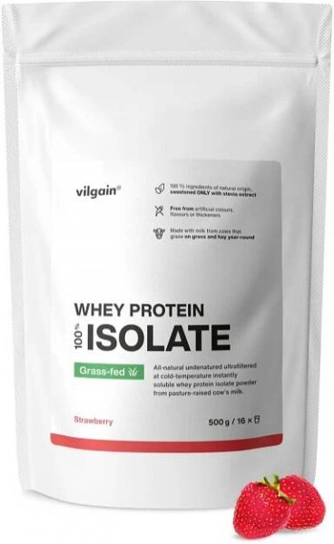 Vilgain Grass-Fed Whey Protein Isolate