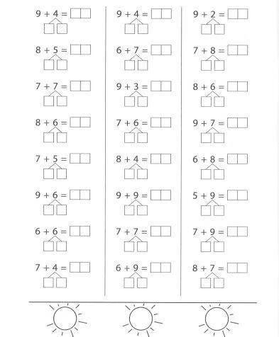 the printable worksheet for addition and subtractional practice is shown