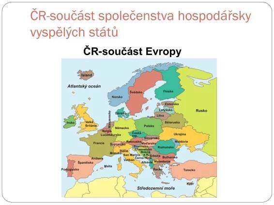 PPT - ČR-součást společenstva hospodářsky vyspělých států PowerPoint Presentation - ID:7012233