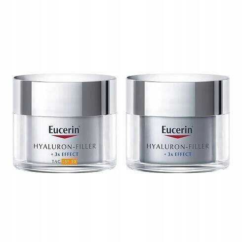 EUCERIN HYALURON FILLER Denní krém proti vráskám 50 ml + Noční krém 50 ml