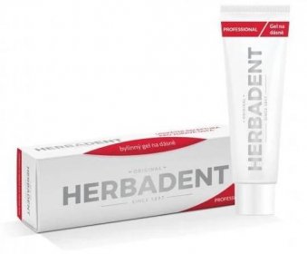 HERBADENT PROFESSIONAL bylinný gel na dásně s CHX 0,15 %, 25 g
