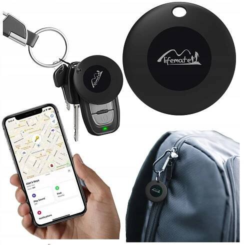 GPS lokátor Life Tag Lifemate pro IOS APPLE do batohu na klíče od zavazadel psa