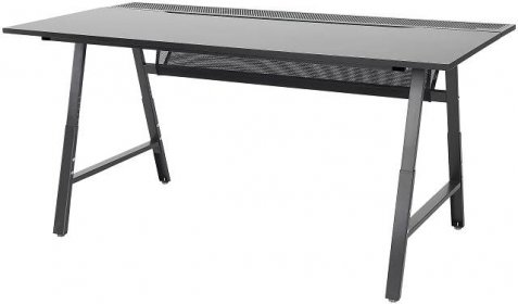 UTESPELARE Herní stůl - černá 160x80 cm