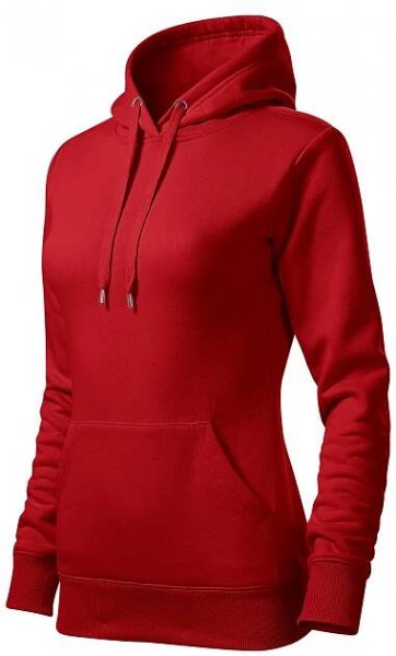 MALFINI® Dámská mikina Cape s kapucí 414 - červená z kolekce MALFINI