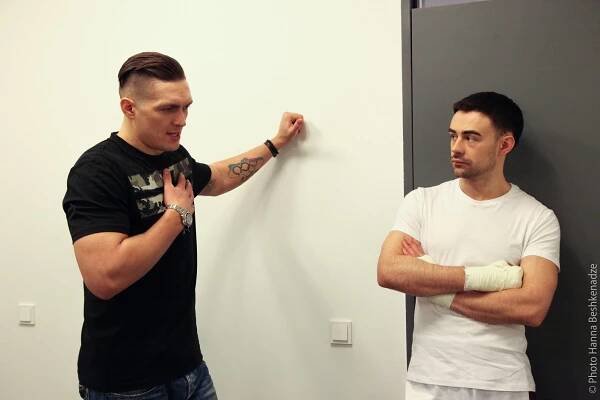 Oleksandr Usyk, Vlad Nikiťuk - Pravilo boju - Z natáčení