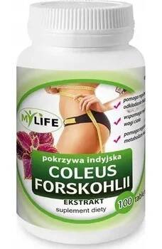 Coleus Forskohlii Kopřiva indická, 100 tablet
