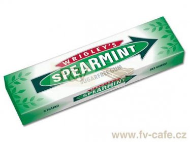 Žvýkačky Wrigley´s Spearmint - plátky 13g - Zjištění ceny - F&V VELKOOBCHOD