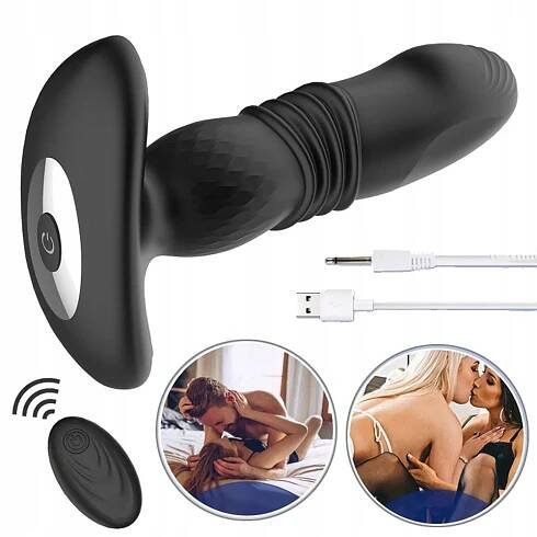 MASÁŽNÍ PŘÍSTROJ PROSTATY STIMULÁTOR ROZKROKU VIBRÁTOR ANÁLNÍ KOLÍK POSUVNÝ
