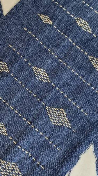 Obsahuje obrázek: DIY de bordado Sashiko. Vídeo completo no meu canal do YouTube #sashiko #bordado #façavocemesmo