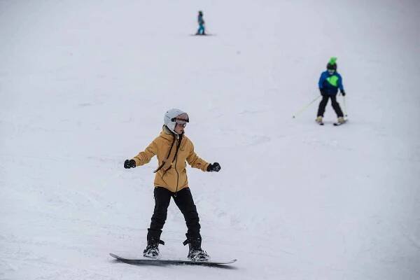 Ski areál Myšák, 8. února 2025, Karlov pod Pradědem.