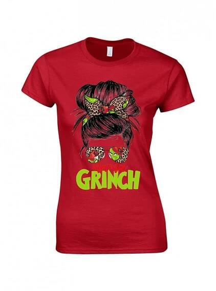 Vánoční tričko Mama Grinch - Obrázek 2