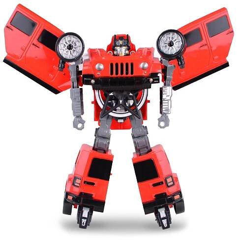 Rappa Robot rozložitelné auto červené