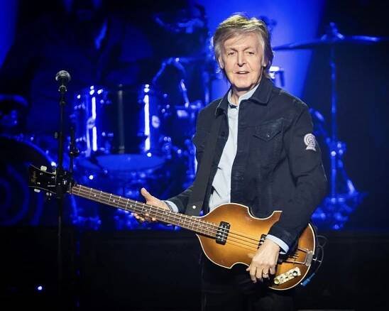 Paul McCartney performs live at The O2 Arena on December 16, 2018 in London, England.