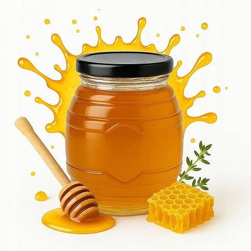 Skleněná Zavařovací Sklenice UL 380 ml na med Krém Džem Džemy Dárek Skleněné lahve Materiál SZKŁO