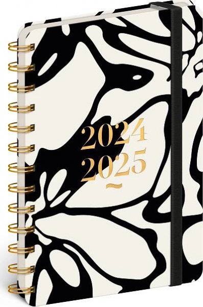 Notique Petito 18měsíční diář 13 x 18 cm týdenní 2024/2025, abstrakt