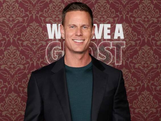 Christopher Landon attends the premiere of Netflix's 'We Have A Ghost' on February 22, 2023 in Los Angeles, California. 