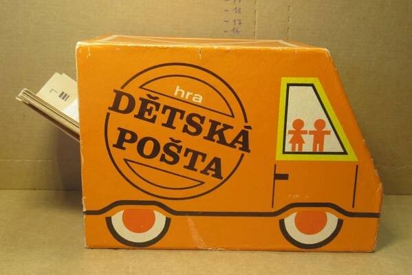 STARÁ RETRO HRA DĚTSKÁ POŠTA TOFA SEMILY POLIČKA-MIX PENĚZ,NEPOČÍTÁNY! - Starožitnosti a umění