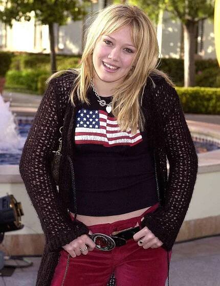 Hilary Duff throwback fashion