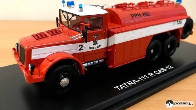 Na trhu je k mání nový hasičský model CAS 12 Tatra 111, předlohou byla skutečná cisterna hasičů...