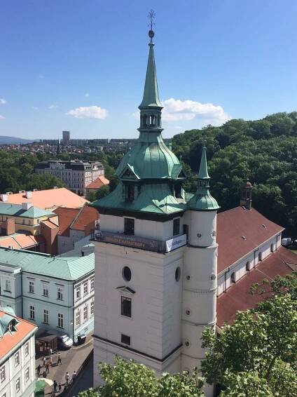 Vyhlídková věž Jana Křtitele - výhled na centrum Teplic - VisitTeplice.com