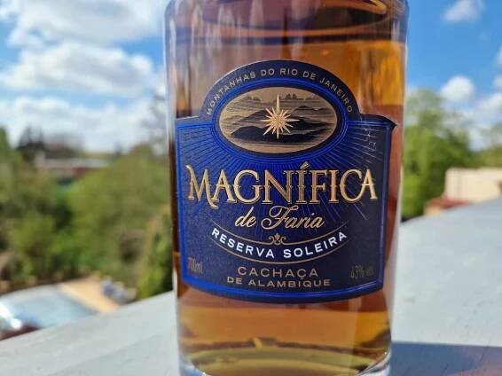 Cachaça Magnífica Reserva Soleira - etiketa