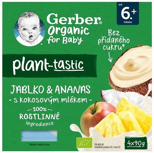 Ovocný dezert bio Gerber Organic for Baby v akci levně | Kupi.cz