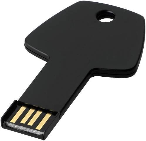 Hliníkový USB flash disk 4GB-černý klíč