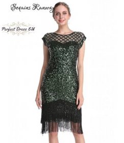 Dámské společenské šaty levně Sequins SF713 - Perfect Dress EU