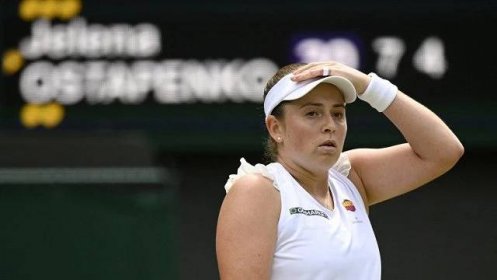 Ostapenko fined for Wimbledon temper tantrum