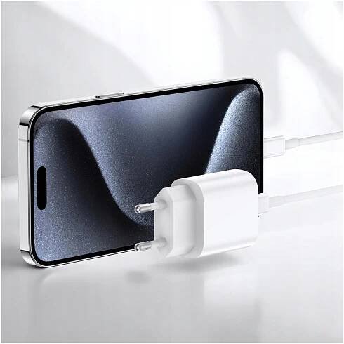 RYCHLÁ NABÍJEČKA USB-C 25W + KABEL 1M pro IPHONE 15 16 16Pro Plus Pro Max Kód výrobce APP C-C SET