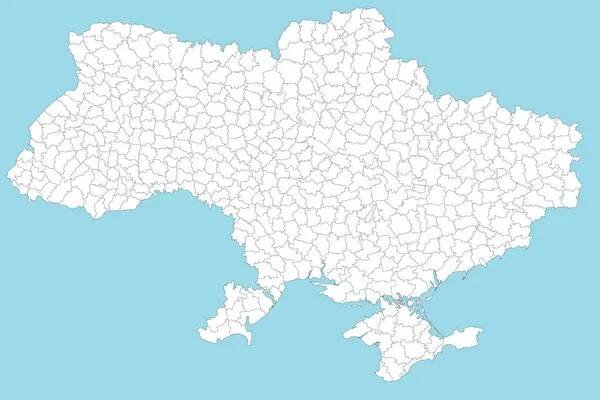 Mapa Ukrajina — Ilustrace